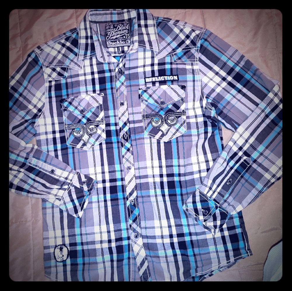 Men's Affliction Casual or Dress Shirt